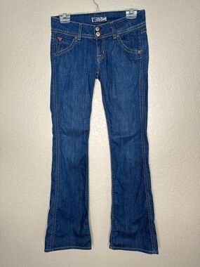 Hudson low rise Dark Blue Bootcut Jeans sz 26 x 33 inch inseam
